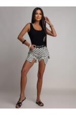 SZORTY JEANS W KROPKI - obrazek 2